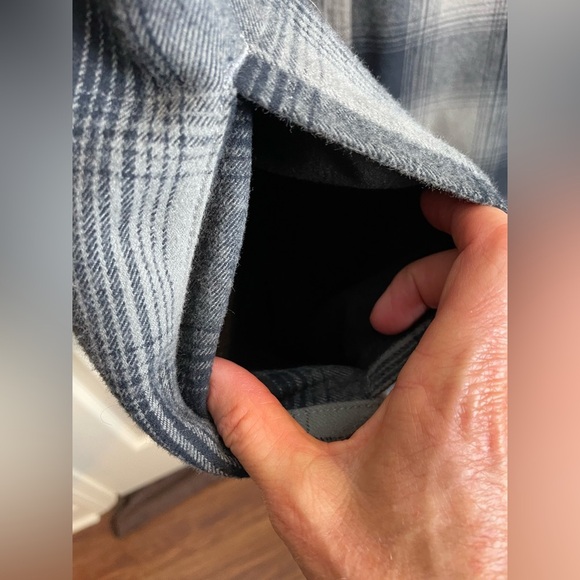 Ridgecut heavy fleece lined jacket Shacket Black and Gray Plaid large - Picture 13 of 13